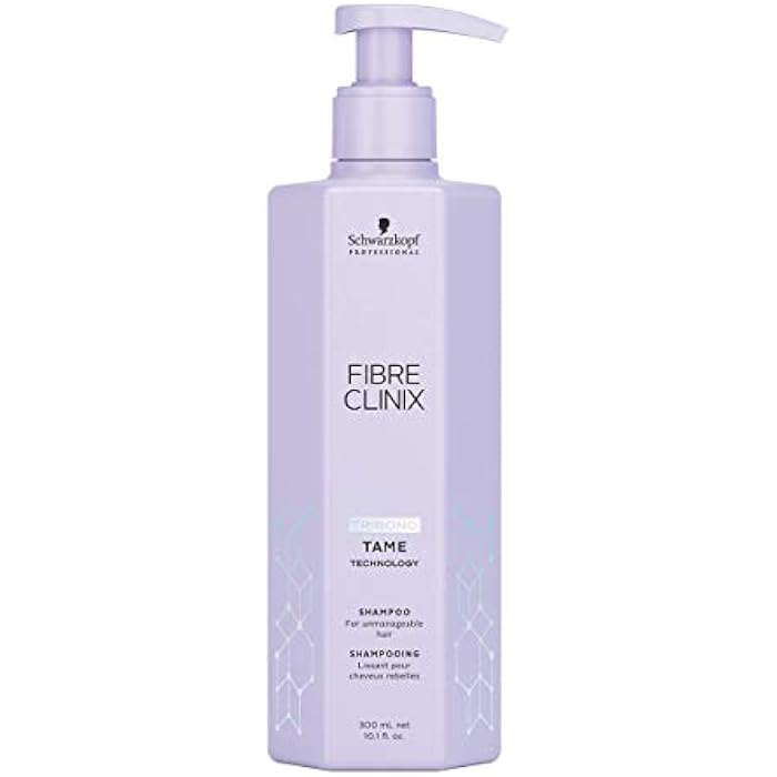 Schwarzkopf Clinix Fibre Tame Technology Unmanageable Hair Shampoo -300ml - Image 1